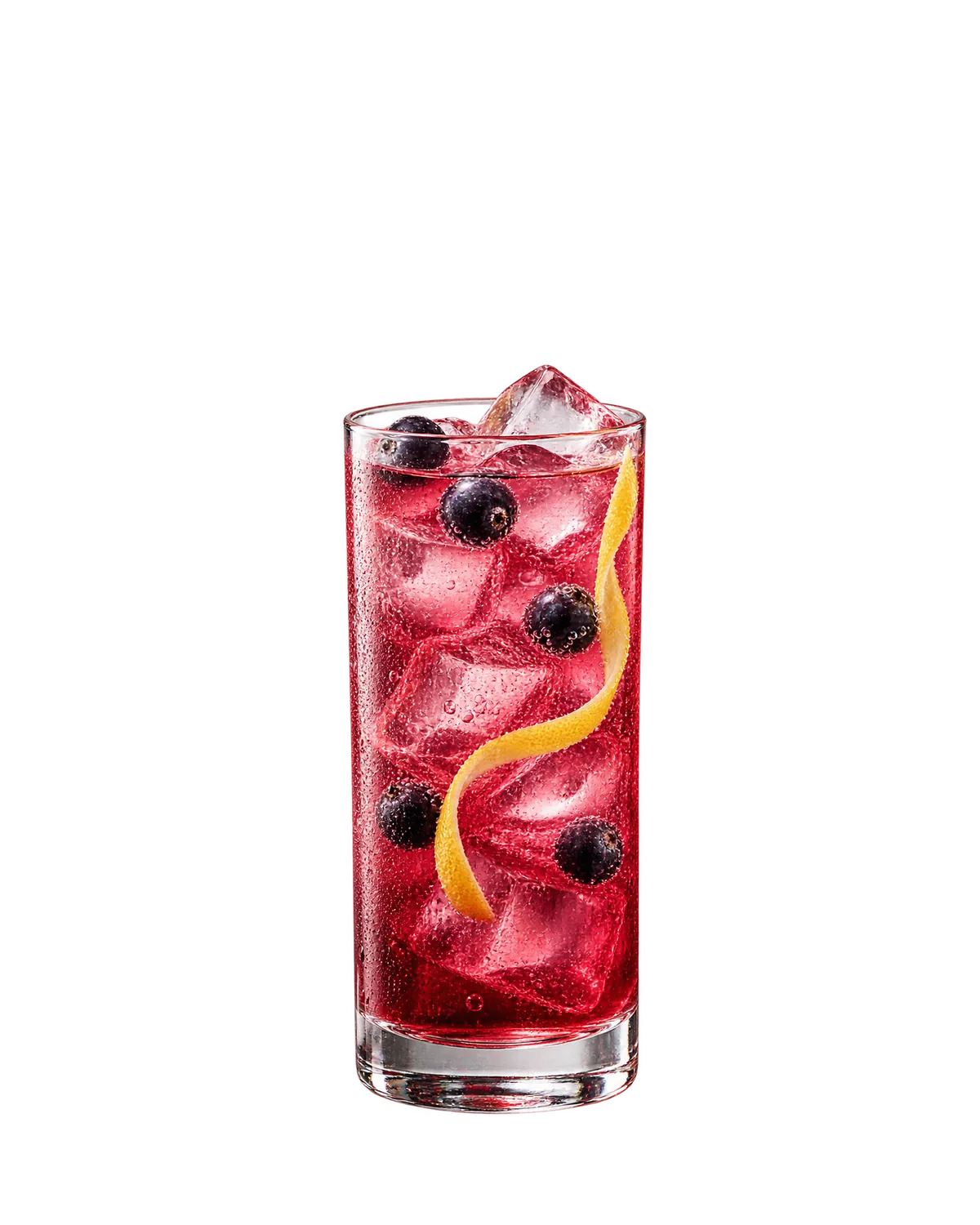 Cassis Tonic, cocktail à la liqueur au cognac Ezilda Framboise & Cassis
