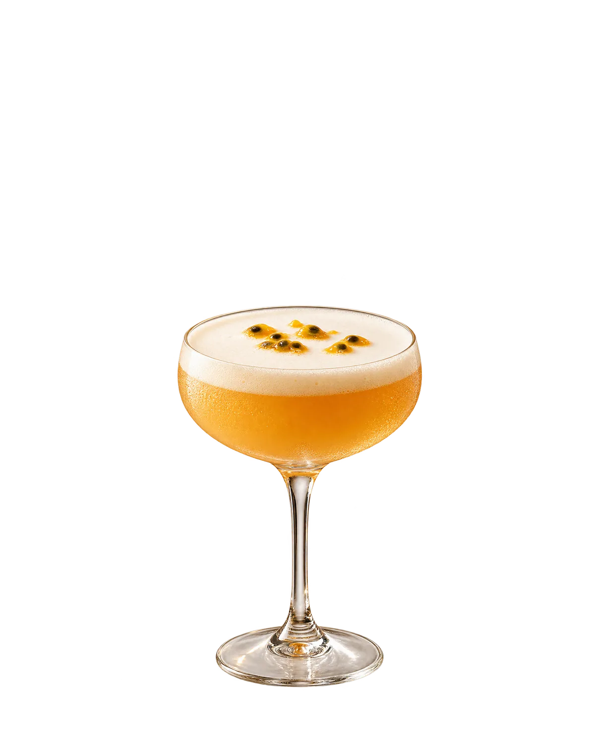 Passion Sour, cocktail à la liqueur au cognac Ezilda Passion × Pêche Abricot