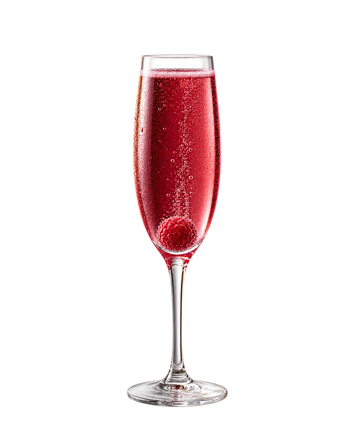 Royal Framboise, cocktail à la liqueur au cognac Ezilda Framboise & Cassis