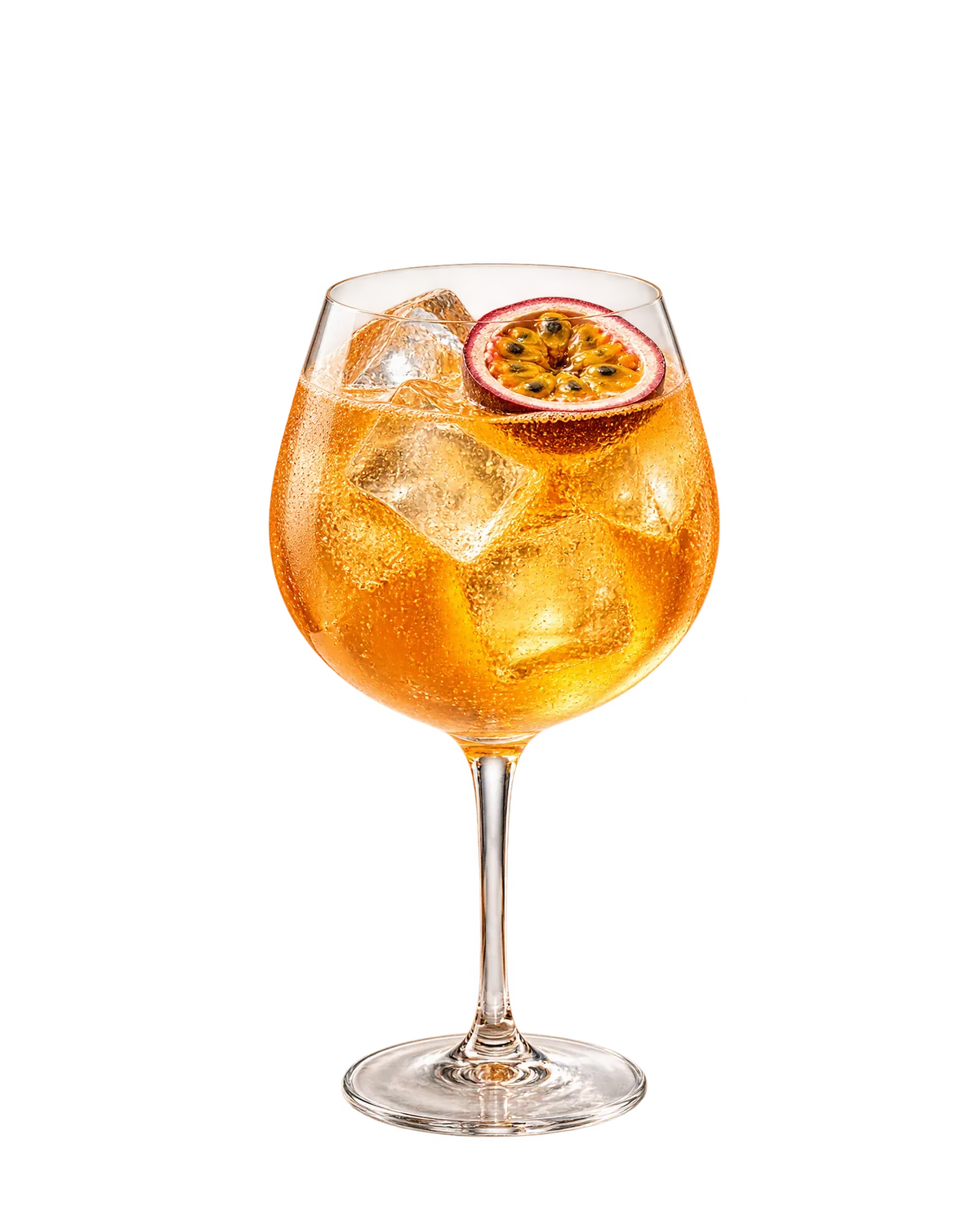 Spritz Passion, cocktail à la liqueur au cognac Ezilda Passion × Pêche Abricot